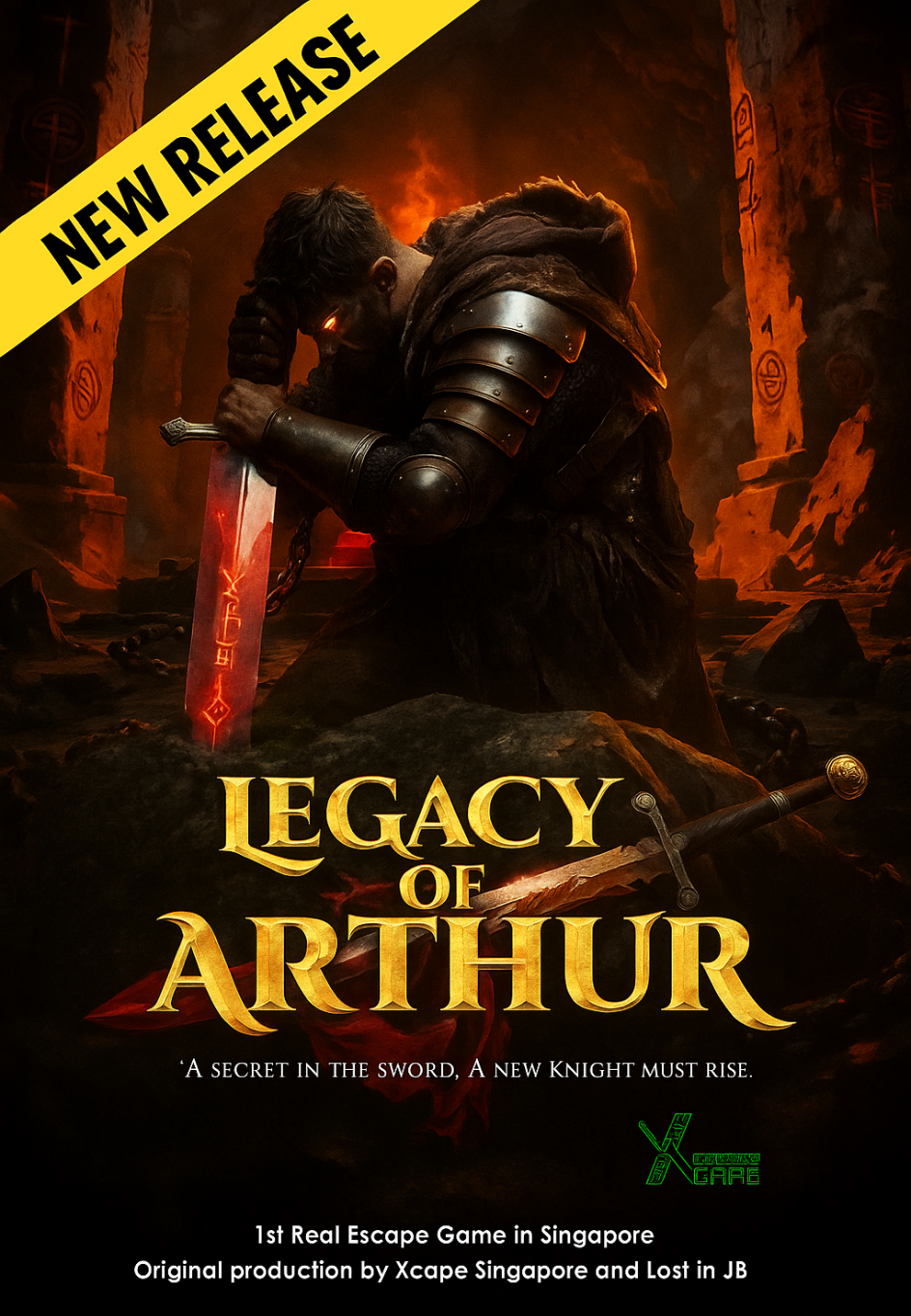 Legacy of Arthur Escape Room by Xcape Singapore