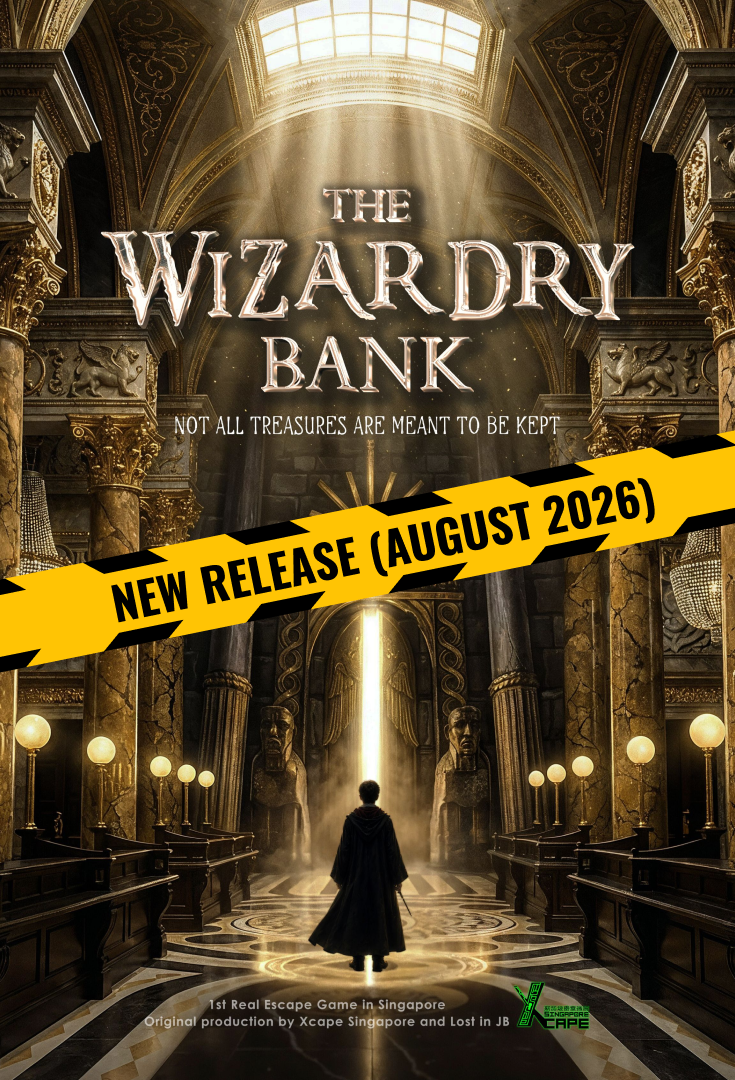 Wizardry Bank Escape Room by Xcape Singapore