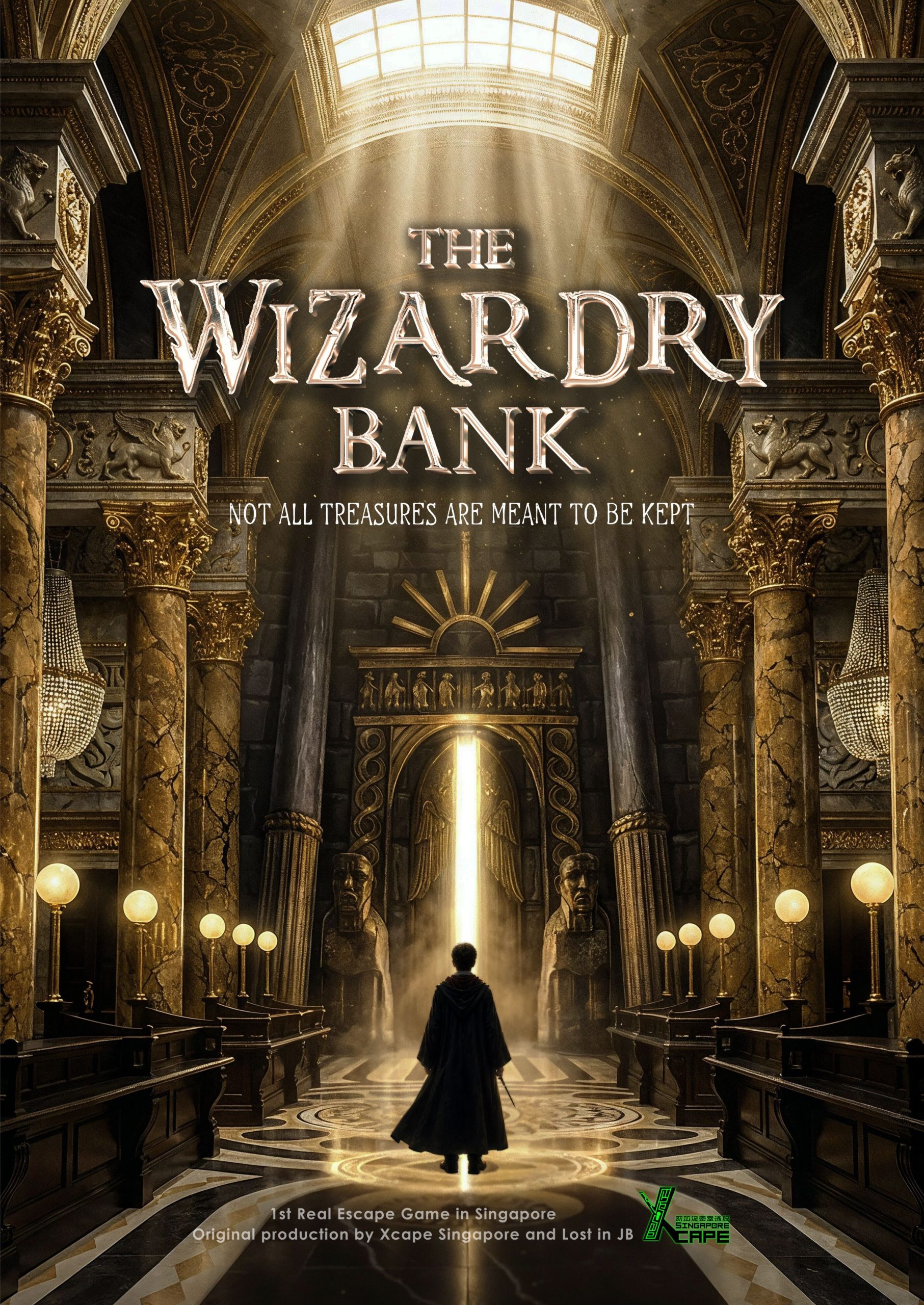 Wizardry Bank Escape Room by Xcape Singapore